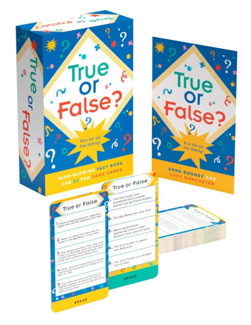 Cover for Anne Rooney · True or False?: Mind-Blowing 128-page Fact Book and 52 Fun Game Cards - Arcturus Leisure Kits (Pocketbok) (2024)