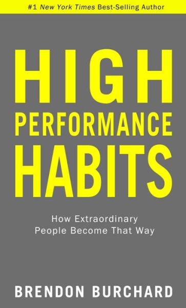 Cover for Brendon Burchard · High Performance Habits (Paperback Book) (2022)