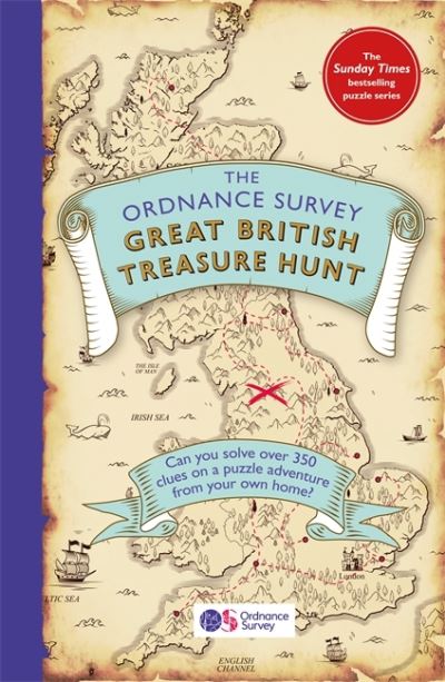 The Ordnance Survey Great British Treasure Hunt: Can you solve over 350 clues on a puzzle adventure from your own home? - Ordnance Survey - Books - Orion Publishing Co - 9781409195115 - November 12, 2020