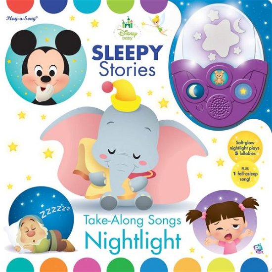 Cover for Erin Rose Wage · Disney Baby: Sleepy Stories Take-Along Songs Nightlight Sound Book (Board book) (2018)