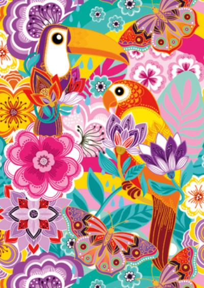 Cover for Carousel Calendars · Car Pintos Birds, Butterflies and Flowers Lined Notebook (Bok) (2024)