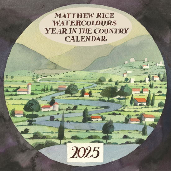 Matthew Rice, A Year in the Country Square Wall Calendar 2025 - Carousel Calendars - Książki - Carousel Calendars - 9781529844115 - 23 sierpnia 2024