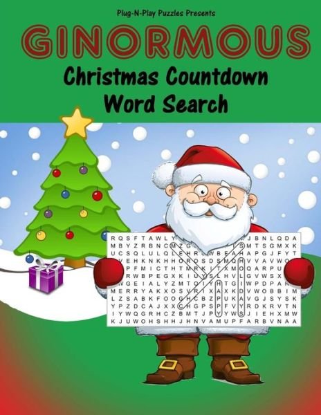 Cover for Plug-N-Play Puzzles · Ginormous Christmas Countdown Word Search (Paperback Book) (2016)