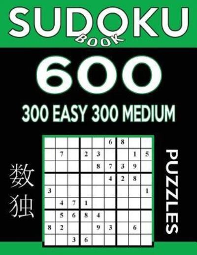 Cover for Sudoku Book · Sudoku Book 600 Puzzles, 300 Easy and 300 Medium (Pocketbok) (2017)