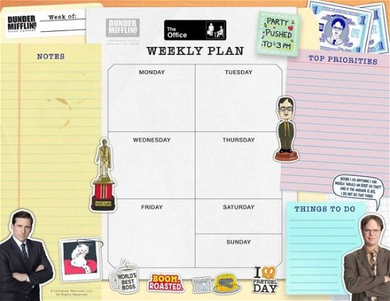 The Office: Weekly Planner Notepad - Insights - Livros - Insights - 9781647229115 - 10 de janeiro de 2023