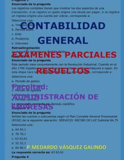 Cover for V · Contabilidad General-Ex (Paperback Book) (2018)