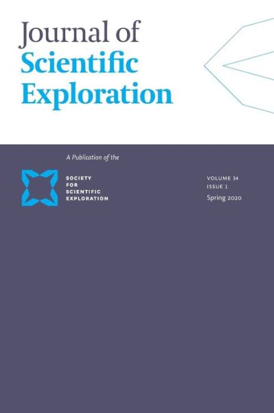 Cover for Society for Scientific Exploration · Journal of Scientific Exploration 34 (Paperback Book) (2020)