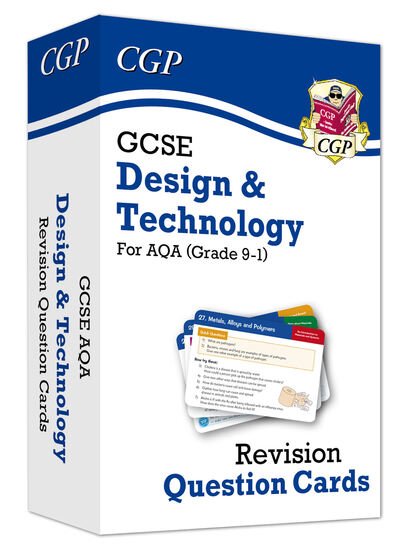 Cover for CGP Books · GCSE Design &amp; Technology AQA Revision Question Cards - CGP AQA GCSE DT (Hardcover Book) (2019)