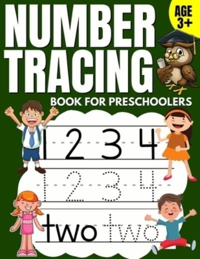 Cover for Brighter Child Company · Number Tracing Book for Preschoolers (Paperback Book) (2019)