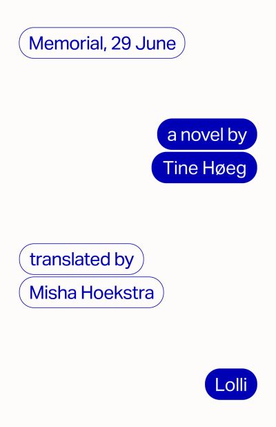 Cover for Tine Hoeg · Memorial, 29 June (Hardcover bog) (2023)