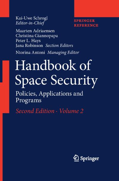 Cover for Kai-Uwe Schrogl · Handbook of Space Security (Paperback Book) (2020)