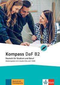 Kompass DaF: 4 Audio-CDs und 1 DVD zum Kurs- und  Ubungsbuch B2 - Braun - Książki - Klett (Ernst) Verlag,Stuttgart - 9783126700115 - 27 lipca 2020