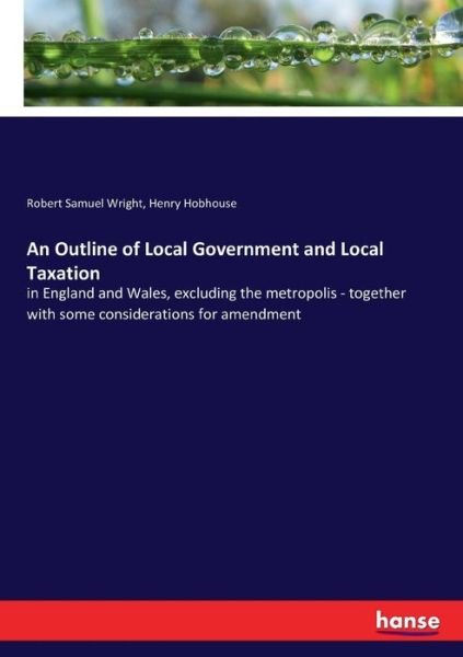 Cover for Wright · An Outline of Local Government a (Bok) (2017)