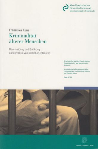 Cover for Kunz · Kriminalität älterer Menschen (Book) (2014)