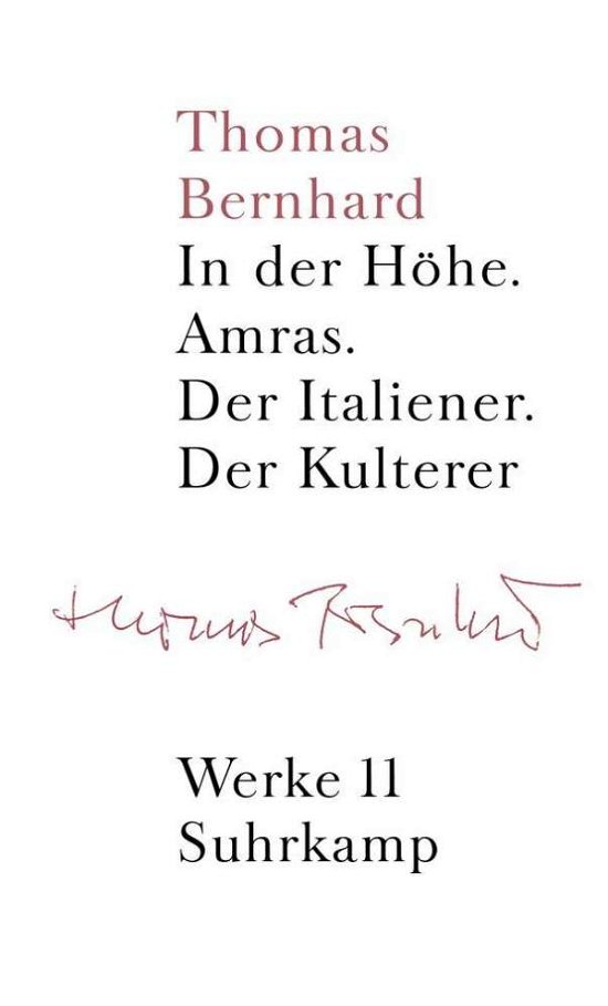 Erzahlungen 1 - Thomas Bernhard - Bøger - Suhrkamp Verlag - 9783518415115 - 1. maj 2004