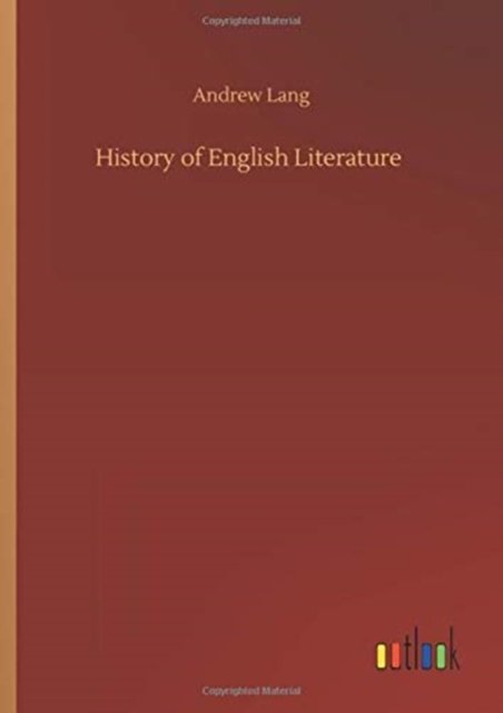 Cover for Andrew Lang · History of English Literature (Gebundenes Buch) (2020)