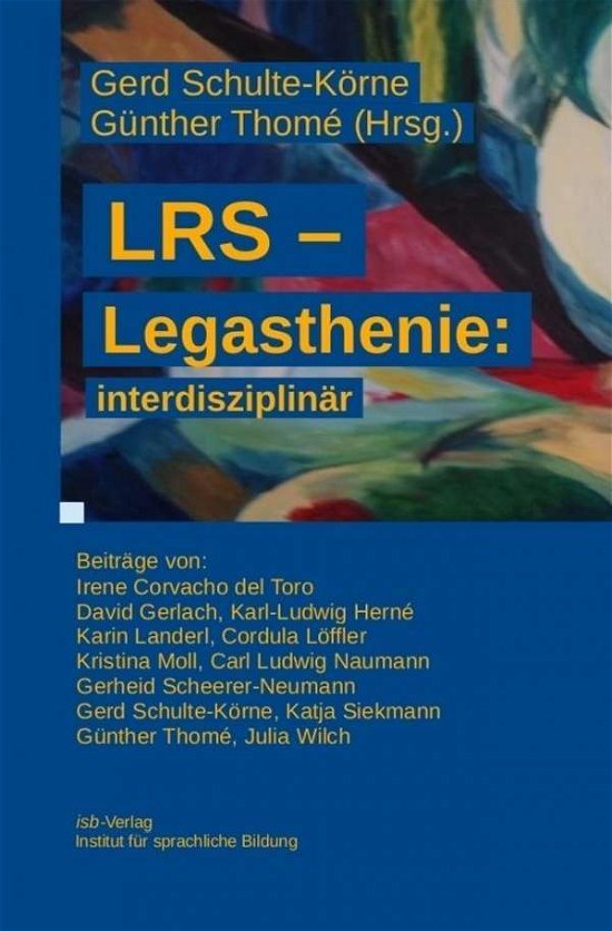 Cover for Lrs · LRS - Legasthenie: interdisziplinär (Book)