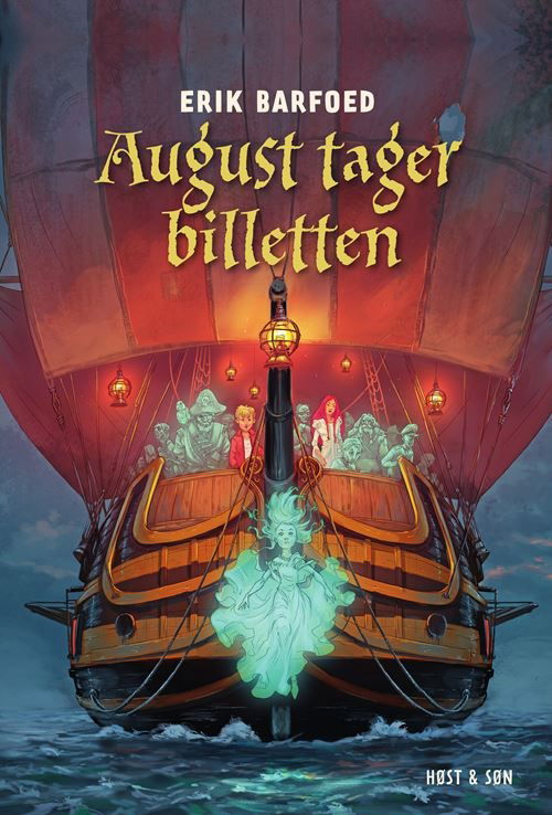 Cover for Erik Barfoed · August tager billetten (Bound Book) [2.º edición] (2022)