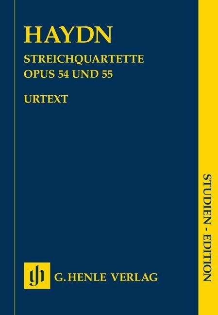 Cover for Haydn · Streichquart.op.54+55,StPt.HN9211 (Book)