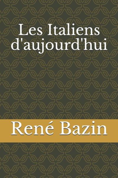 Cover for Bazin · Les Italiens d'aujourd'hui (Paperback Bog) (2020)