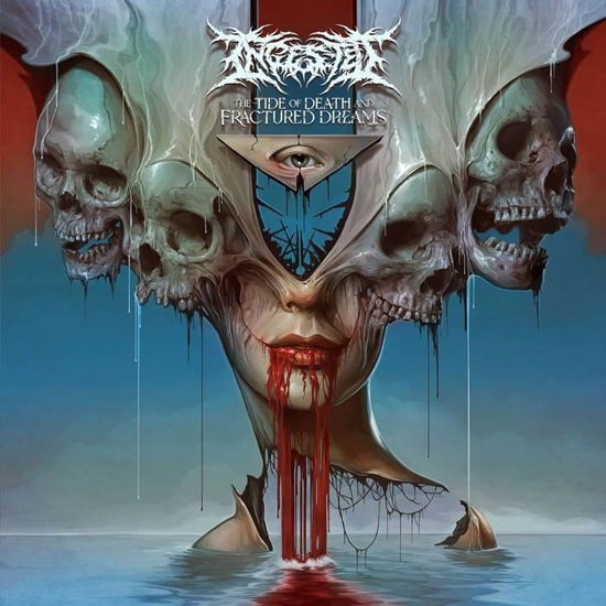 Cover for Ingested · The Tide of Death and Fractured Dreams (Blue Marb) (VINIL) (2024)