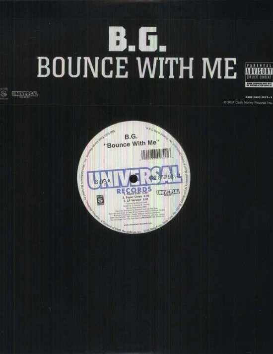 Cover for B.g. · Bounce With Me (LP) (1990)