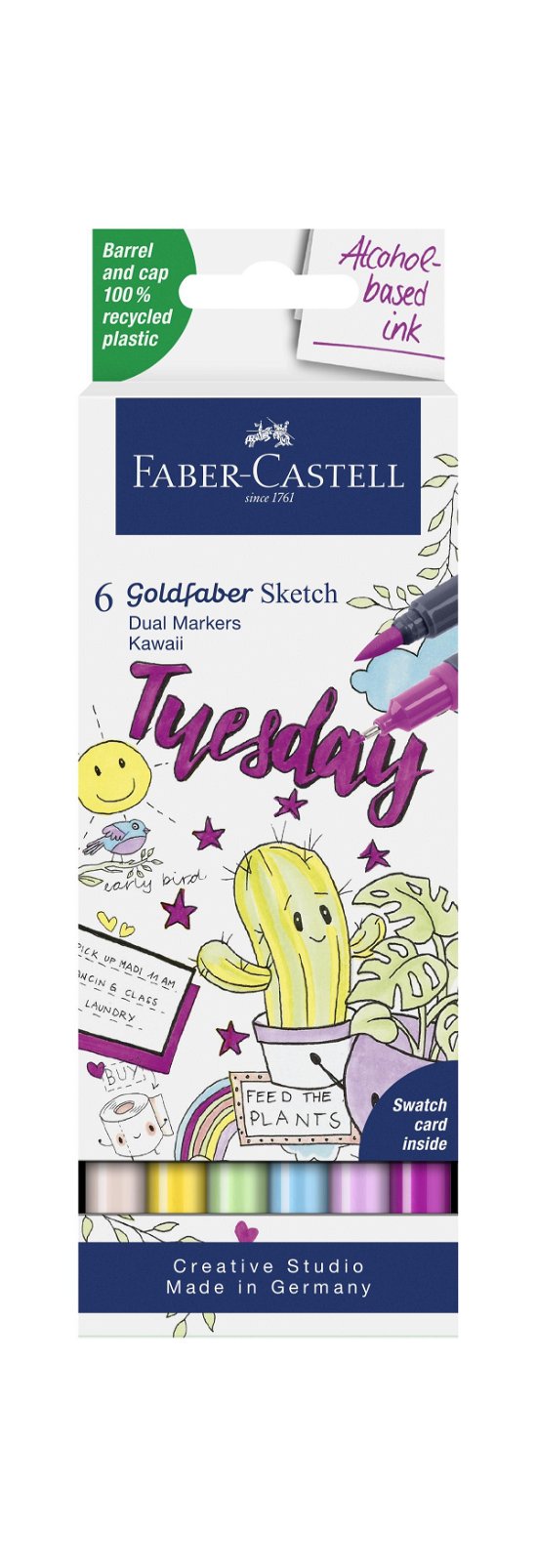 Cover for Faber-castell · Sketch Marker Gofa 6ct Set Kawaii (164811) (Toys)