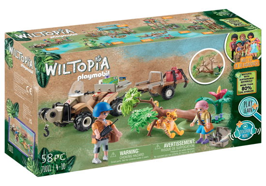 Playmobil - Wiltopia - Animal Rescue Quad (71011) - Playmobil - Merchandise - Playmobil - 4008789710116 - 