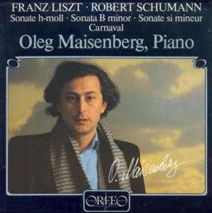 Cover for Schumann / Maisenberg · Piano Sonata / Carnaval (LP) (1983)