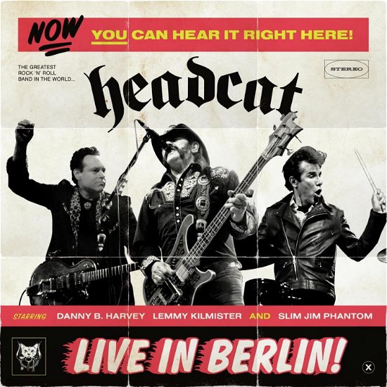 Live in Berlin - HeadCat - Musiikki - BMG Rights Management LLC - 4050538904116 - perjantai 15. syyskuuta 2023