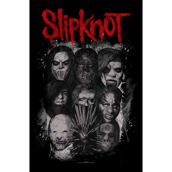 Slipknot Textile Poster: Masks - Slipknot - Merchandise -  - 5055339798116 - 