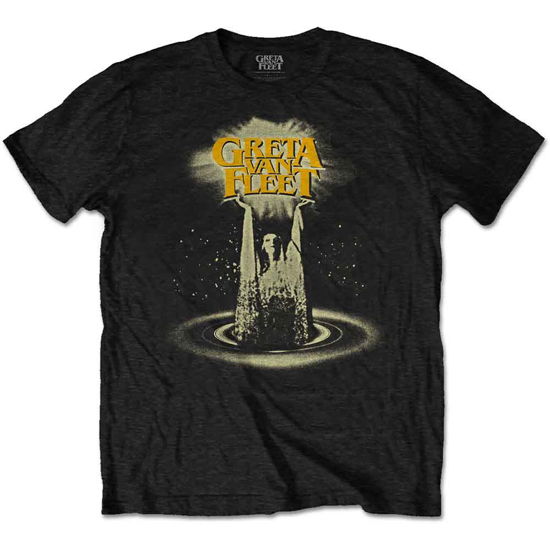 Cover for Greta Van Fleet · Greta Van Fleet Unisex T-Shirt: Cinematic Lights (T-shirt) [size S] [Black - Unisex edition]
