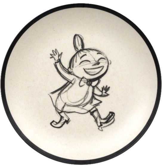 Little My Bamboo Melamine Plate 21cm - Moomins - Barbo Toys - Annen - GAZELLE BOOK SERVICES - 5704976073116 - 13. desember 2021