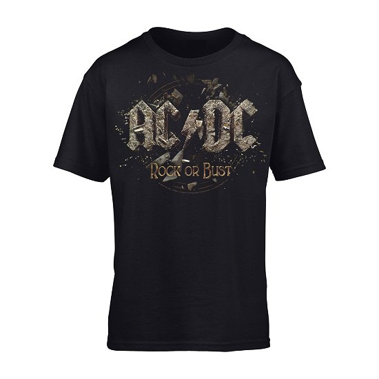 Cover for AC/DC · Rock or Bust (Kids 3-4) (T-shirt) [Black edition] (2018)