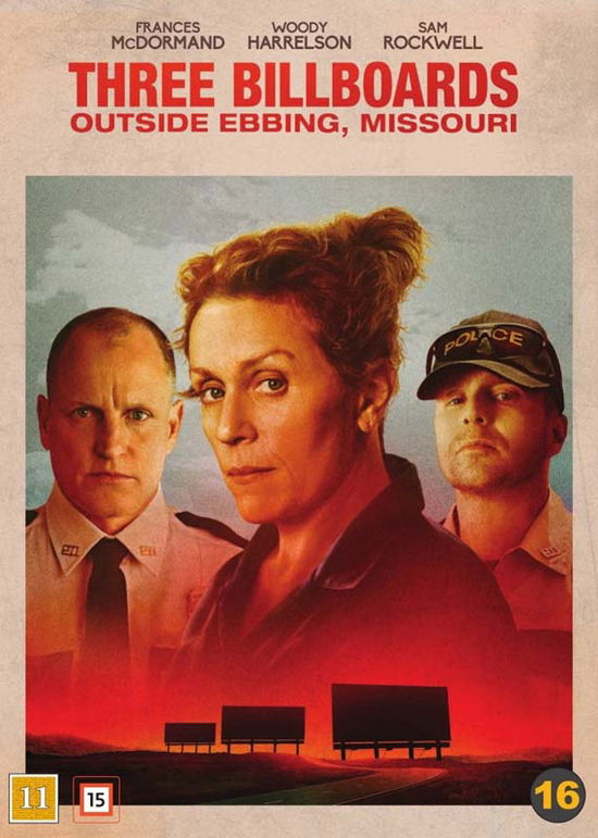 Three Billboards Outside Ebbing, Missouri - Frances McDormand / Woody Harrelson / Sam Rockwell - Film -  - 7340112743116 - 28. juni 2018