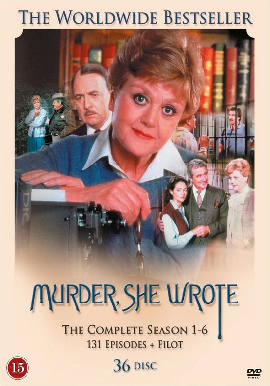 Cover for Murder she wrotes S1-6 (DVD) (2021)