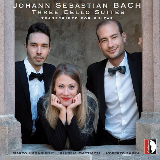 Cover for Bach,j.s. / Zadra / Mattiazzi · Three Cello Suites Transcribed for Guitar (CD) (2024)