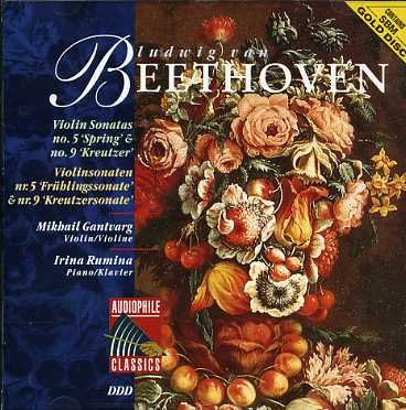 Cover for Beethoven / Gantvarg / Rumina · Beethoven: Vln Sonatas Nos 5 &amp; 9 (CD) (2013)