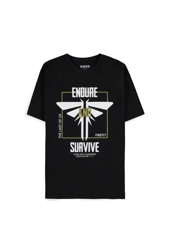 The Last Of Us T-Shirt Endure and Survive Größe S - Last Of Us (the): Endure And Survive Black (t - Fanituote -  - 8718526397116 - keskiviikko 17. huhtikuuta 2024