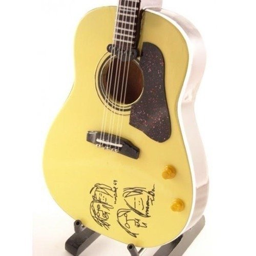 Mini Chitarra Da Collezione Replica In Legno - The Beatles - John Lennon - Acous - Beatles The - Muu - Music Legends Collection - 8991001020116 - 
