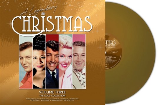 Cover for Various Artists · A Legendary Christmas - Volume Three - The Gold Collection (Gold Vinyl) (LP) (2022)