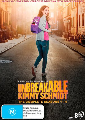 Unbreakable Kimmy Schmidt: Complete Seasons 1-4 - Unbreakable Kimmy Schmidt: Complete Seasons 1-4 - Filme - VIA VISION ENTERTAINMENT - 9337369019116 - 13. Dezember 2019