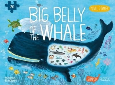 Cover for Yuval Zommer · The Big Belly of the Whale: A shaped jigsaw puzzle (SPIEL) (2024)