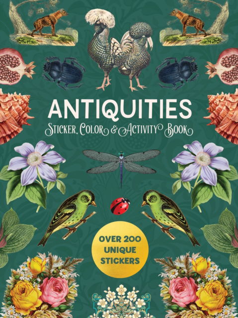 Cover for Editors of Chartwell Books · Antiquities Sticker, Color &amp; Activity Book: Over 200 Unique Stickers (Paperback Book) (2024)