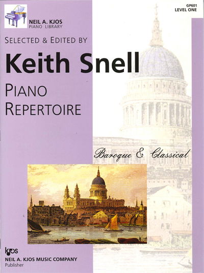 Cover for Piano Repertoire: Baroque &amp; Classical 1 (Sheet music) (1997)