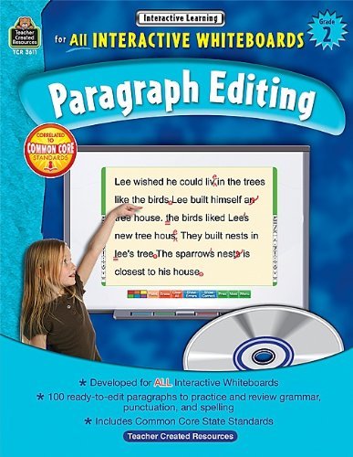Cover for Teacher Created Resources Staff · Interactive Learning: Paragraph Editing Grd 2 (Paperback Bog) [Pap / Cdr edition] (2013)