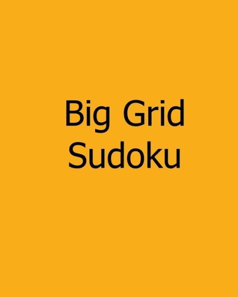 Cover for Charles Smith · Big Grid Sudoku: Level 1 and Level 2 Sudoku Puzzles (Paperback Book) (2012)