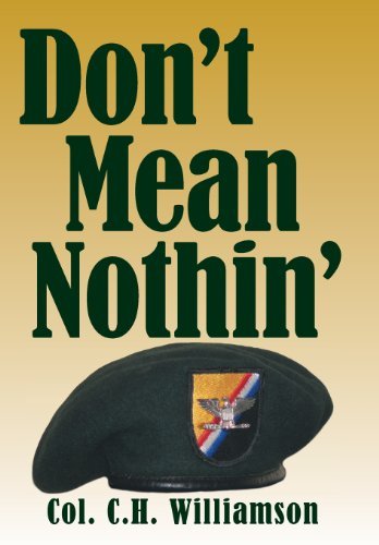 Cover for Col C. H. Williamson · Don't Mean Nothin' (Hardcover Book) (2013)