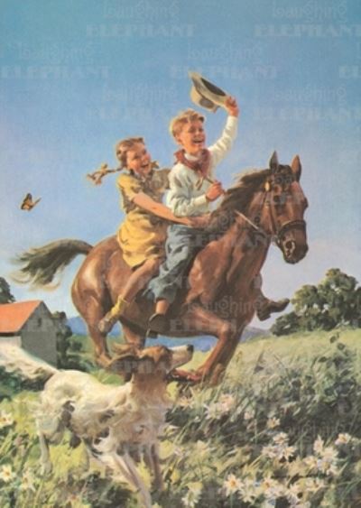 Cover for Harry Anderson · Boy &amp; Girl Riding Horse Birthday Greetin (Paperback Book)