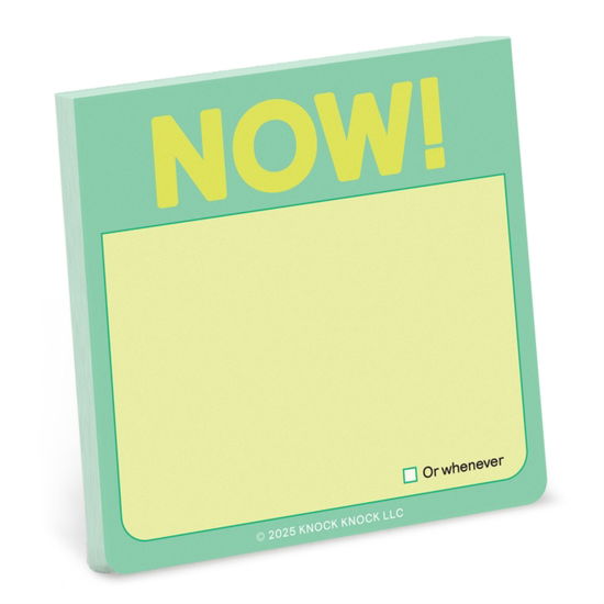 Knock Knock Now! Sticky Note - Knock Knock - Books - Knock Knock - 9781683495116 - July 3, 2025